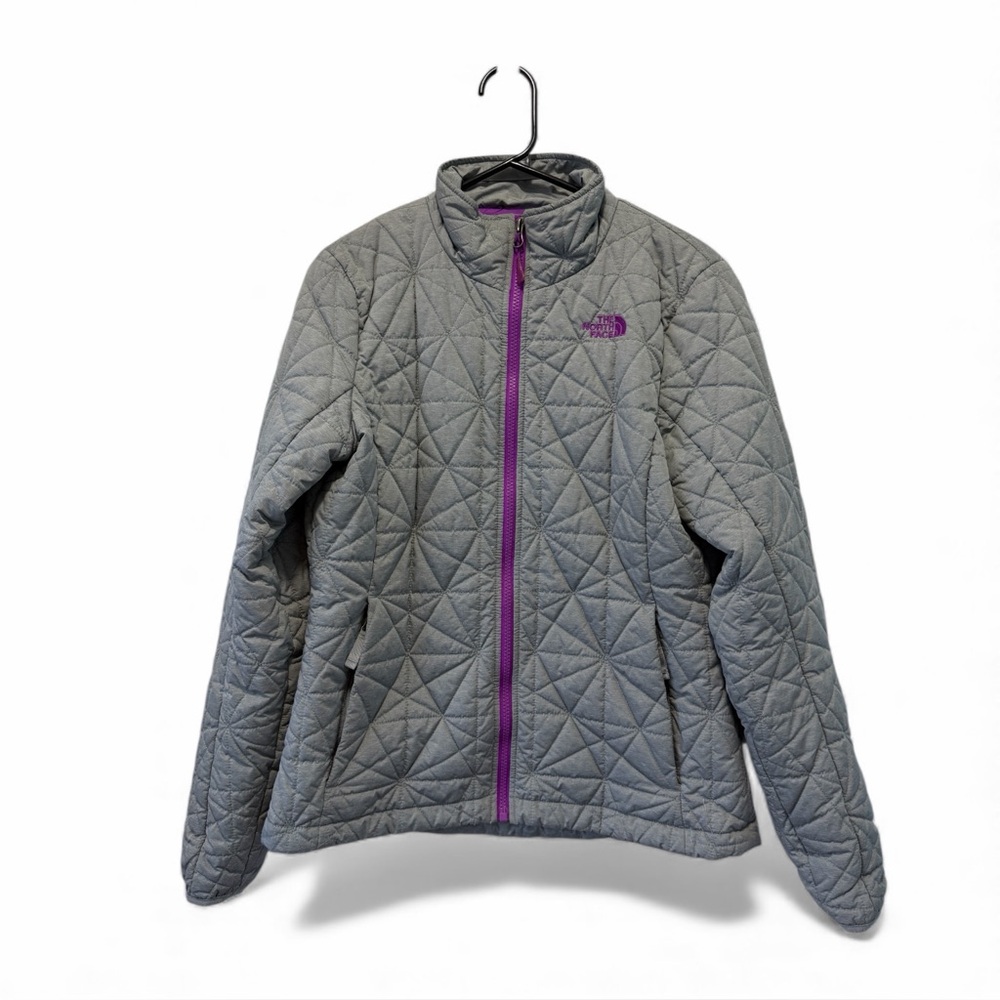 The North Face Women's GreyTamburello Quilted‎ Jacket Water-Resistant Size Small